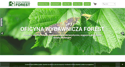 Desktop Screenshot of oficynaforest.pl