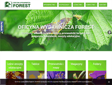 Tablet Screenshot of oficynaforest.pl